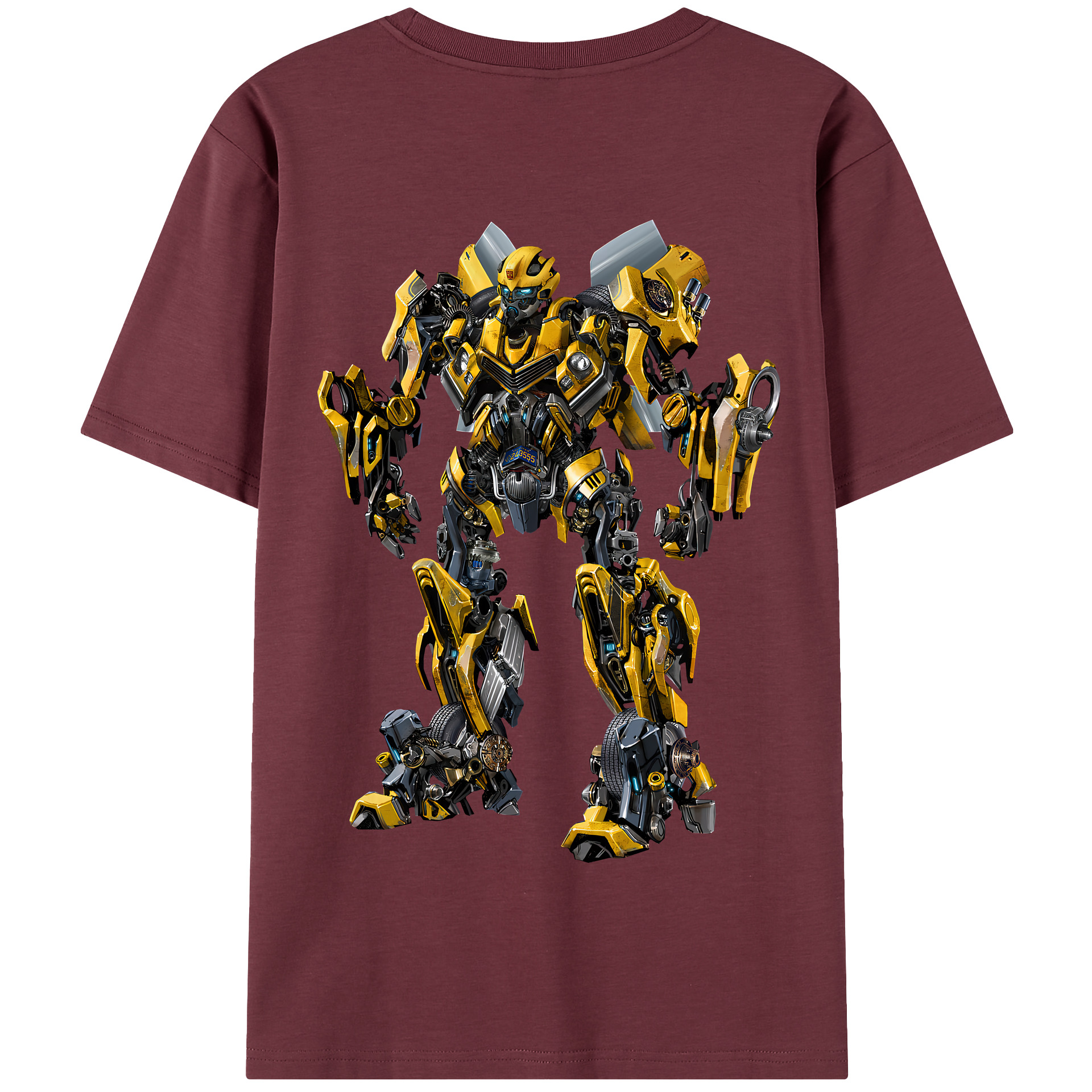 （画像用） Transformers トランスフォーマー 綿100％半袖Tシャツ（背面プリント）